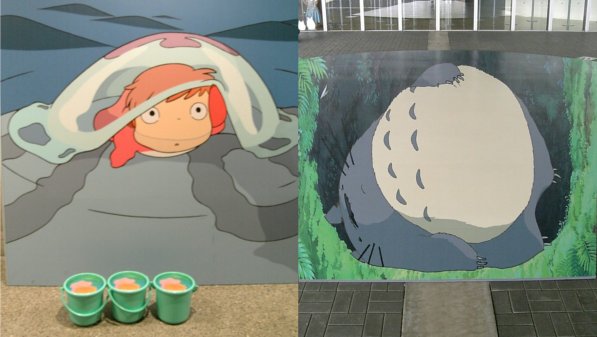 ポニョとトトロ