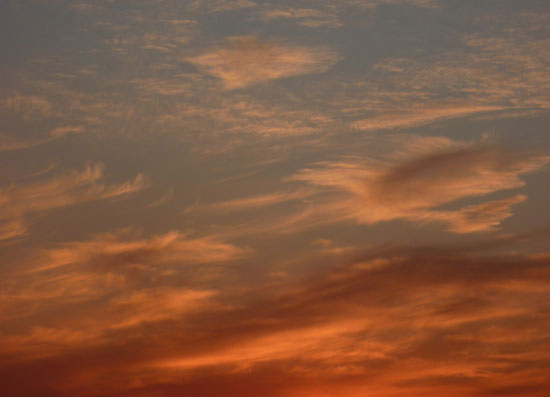 大阪・夕日2景